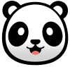 panda mascot head